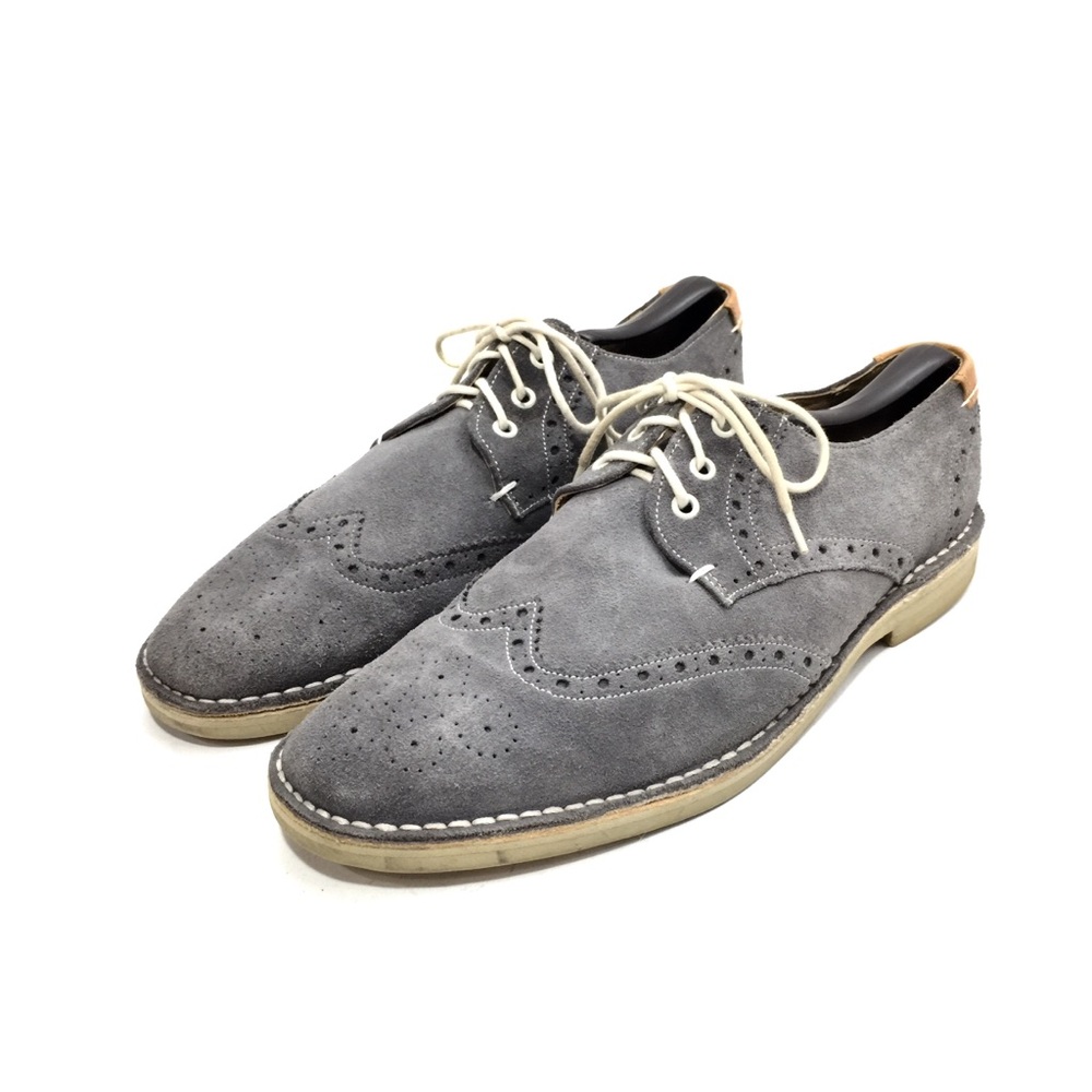 - SOLD - Ted Baker London Gray Suede Brogues - Picture 2 of 8